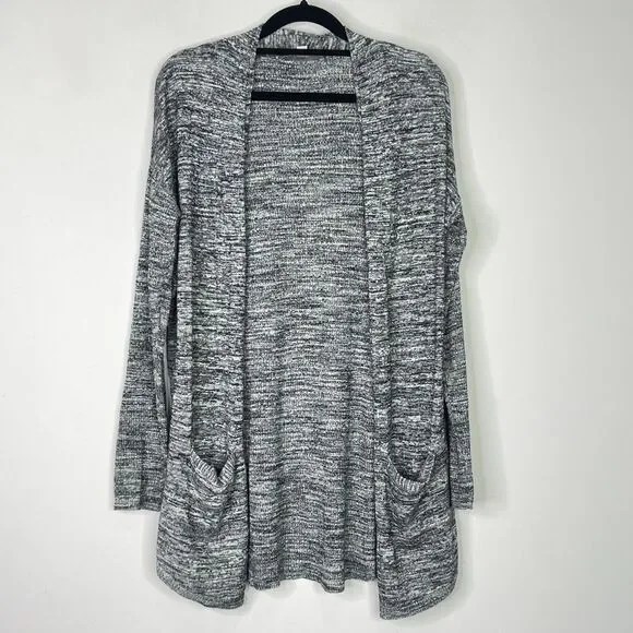 LOFT Knit Pocket Open Front Cardigan Women's Size XS - Picture 1 of 8